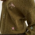 N�MPH - NUYPPA EMBROIDERY PULLOVER - Fir Green