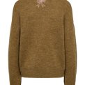 N�MPH - NUYPPA EMBROIDERY PULLOVER - Fir Green