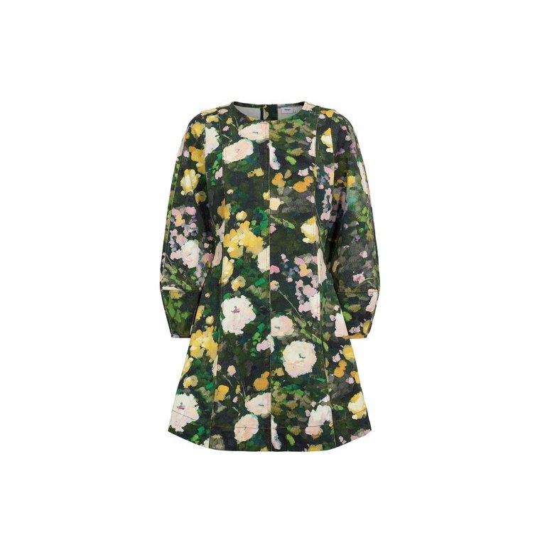 N�MPH - NULISSA LS DRESS - Botanical Garden