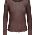 N�MPH - NUJINNIE BLOUSE - Chocolate Plum