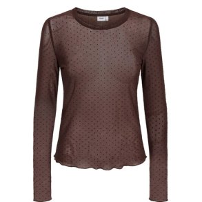 N�MPH - NUJINNIE BLOUSE - Chocolate Plum