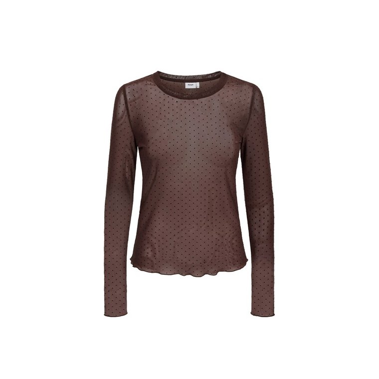 N�MPH - NUJINNIE BLOUSE - Chocolate Plum