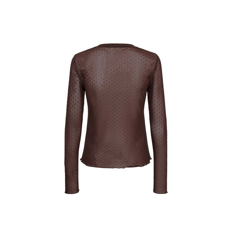 N�MPH - NUJINNIE BLOUSE - Chocolate Plum