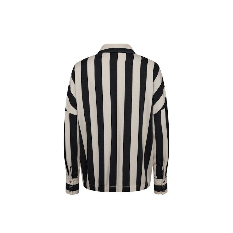 NMPH - NUMINZU STRIPE SHIRT - Caviar