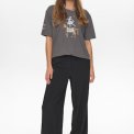 NMPH - NUPRIMA OVERSIZE T-SHIRT - Dark grey melange