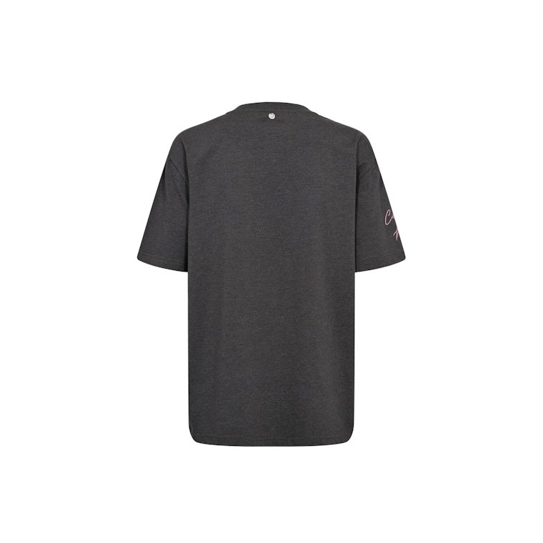 NMPH - NUPRIMA OVERSIZE T-SHIRT - Dark grey melange