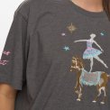 NMPH - NUPRIMA OVERSIZE T-SHIRT - Dark grey melange
