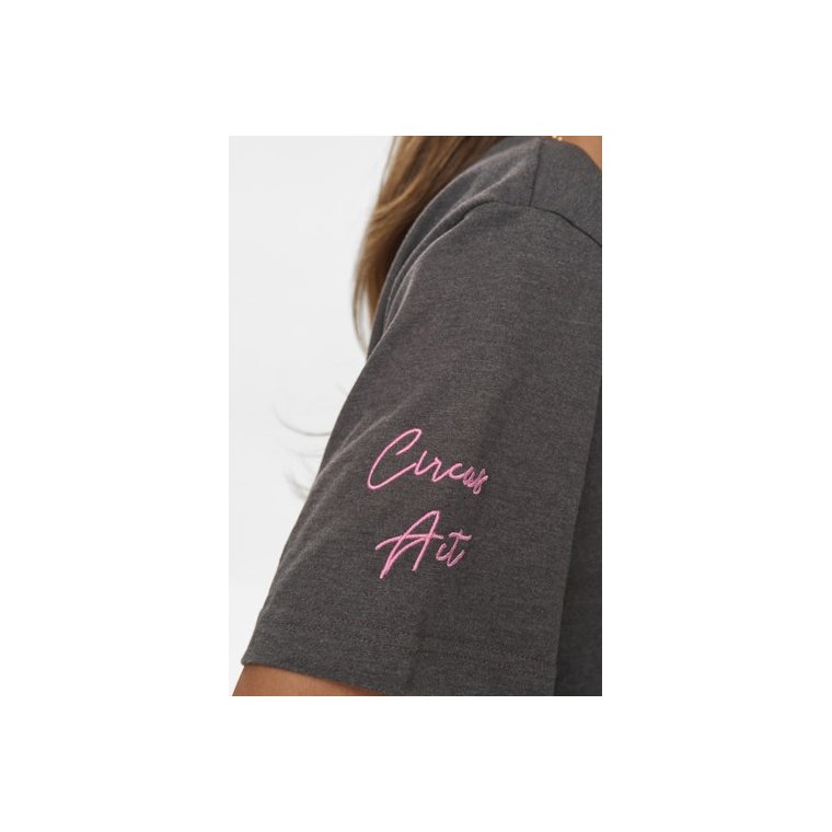 NMPH - NUPRIMA OVERSIZE T-SHIRT - Dark grey melange