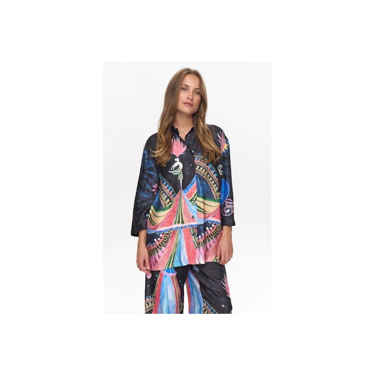 NMPH - NUSTARLA SHIRT - Obsidian