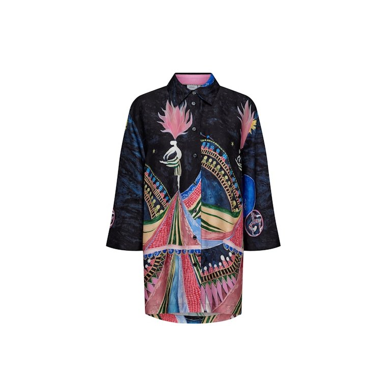 NMPH - NUSTARLA SHIRT - Obsidian