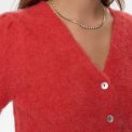 N�mph - NUSURI BRUSHED SS CARDIGAN - Fiery Red