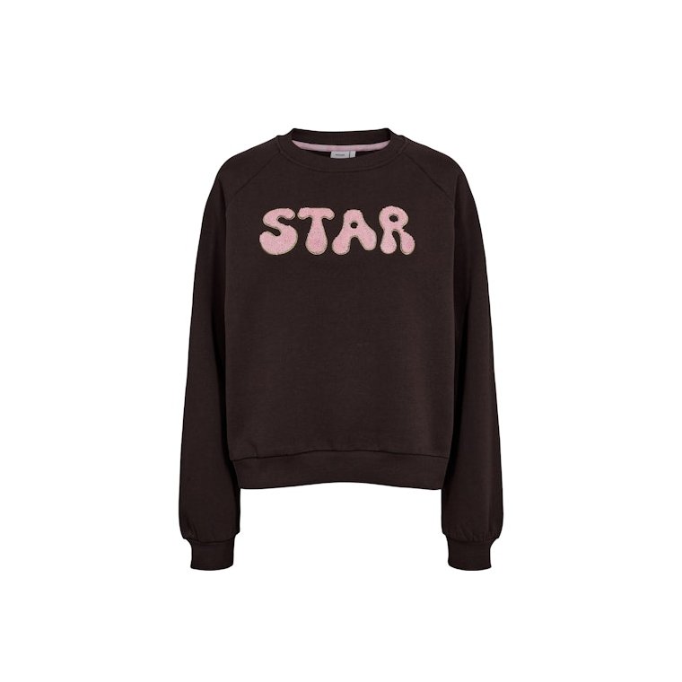 NMPH - NUSTARLIE SWEATSHIRT - Black Coffee