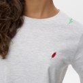 NMPH - NUGRAIN T-SHIRT - Light grey mel