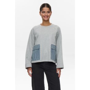 NMPH - NUZHELLY SWEAT - Medium Grey mel