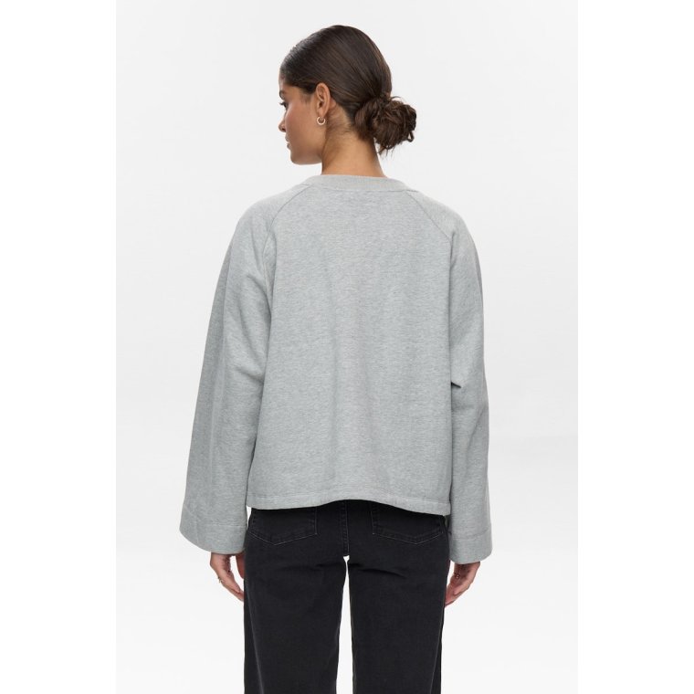 NMPH - NUZHELLY SWEAT - Medium Grey mel