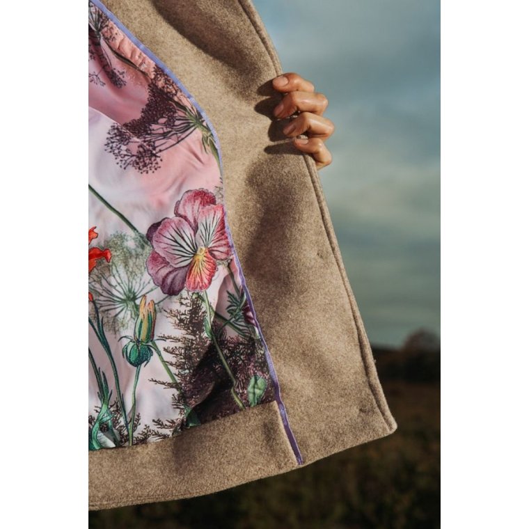 N�MPH - NUKIMMA SHORT JACKET - Sesame Melange