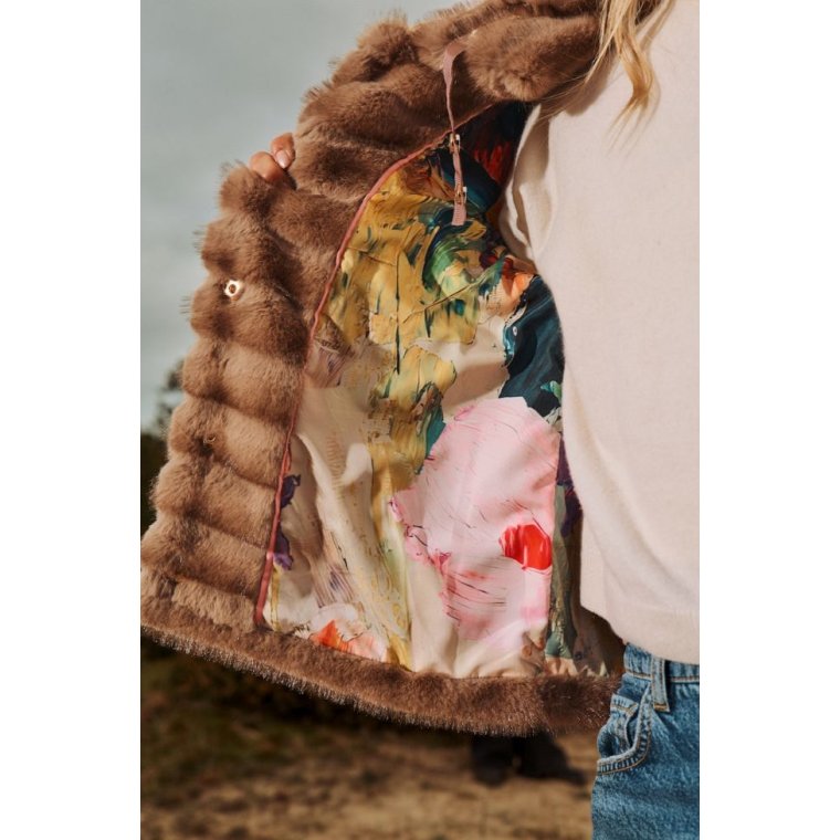 N�MPH - NUVITA JACKET - Silver Mink