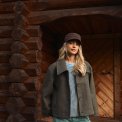N�MPH - NUKIMMA SHORT JACKET - Forest night
