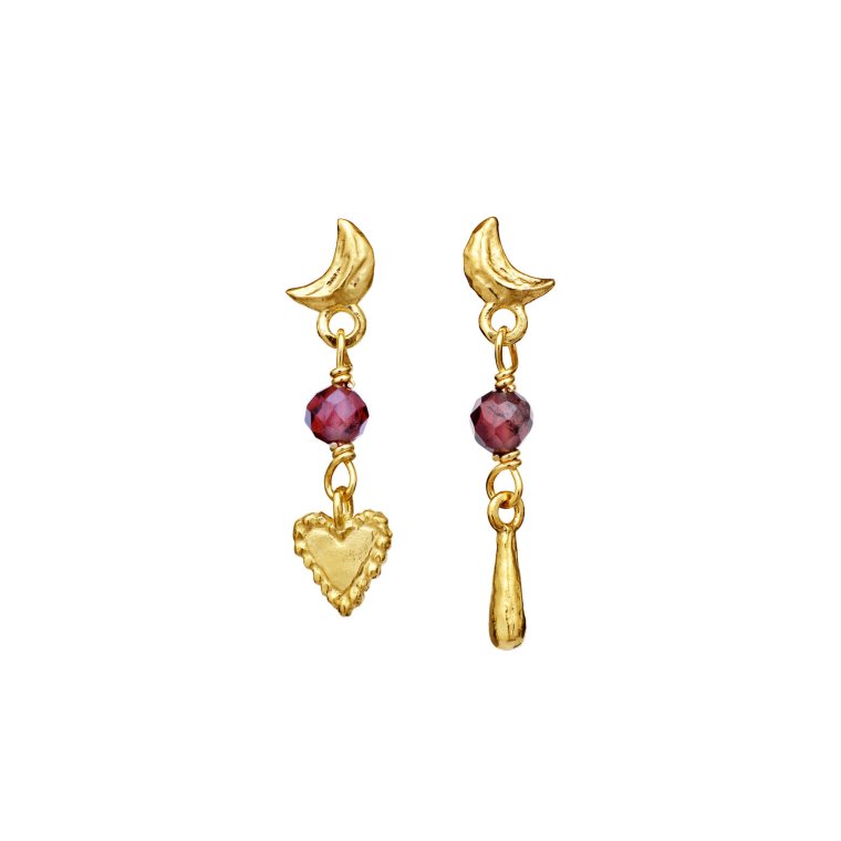 Maanesten - Nuova Earrings - Forgyldt