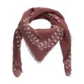 HABIBA - PALOMA SCARF - BURGUNDY
