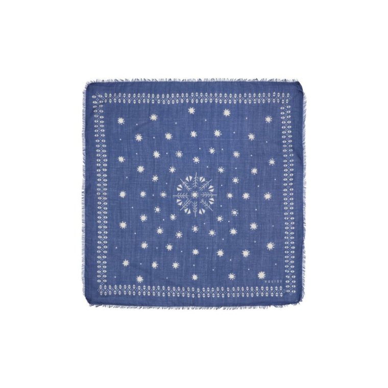 HABIBA - PALOMA SCARF - INDIGO