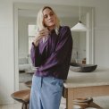 Studio Feder - PAULINE LS POLO - PLUM