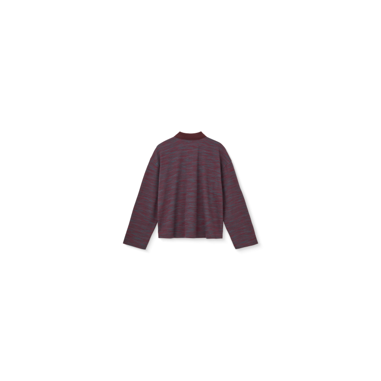 Studio Feder - PAULINE LS POLO - PLUM