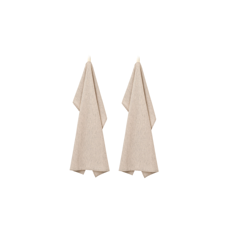 Studio Feder - PENNY TEA TOWEL 2- PACK - COT/LIN - DELICATO