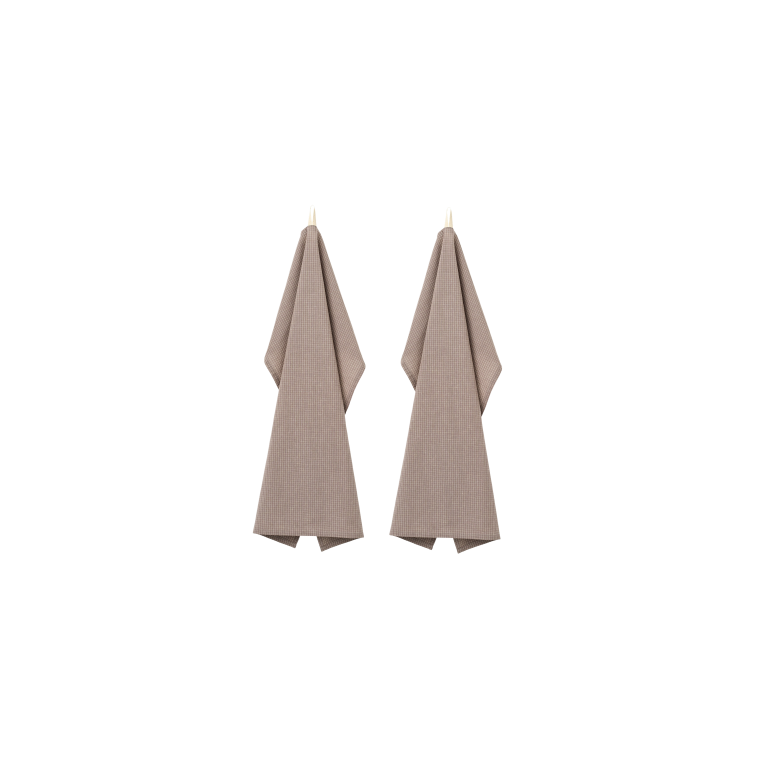 Studio Feder - PENNY TEA TOWEL 2- PACK - COT/LIN - SMOG CHECK