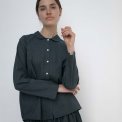 Studio Feder - PETRA SHIRT - COTTON - BLACK PINSTRIPE