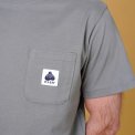 ELSK - POCKET MEN'S BRUSHED T-SHIRT - CASTOR GRAY