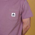ELSK - POCKET MEN'S BRUSHED T-SHIRT - DUSTY AUBERGINE