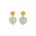Maanesten - Penny Petite Moss Green Earring