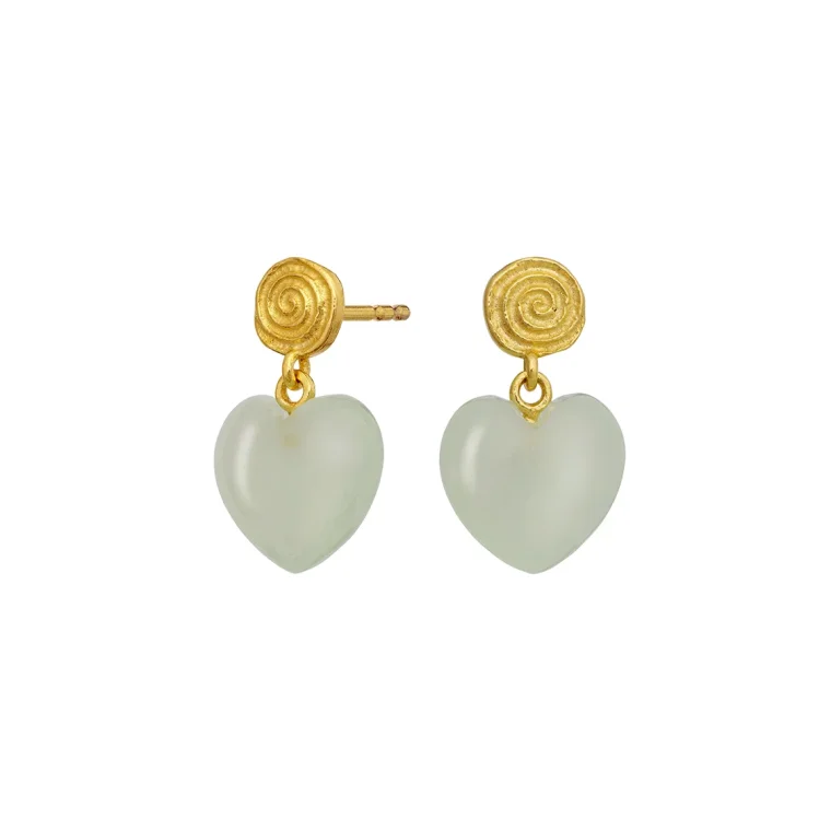 Maanesten - Penny Petite Moss Green Earring