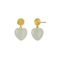Maanesten - Penny Petite Moss Green Earring