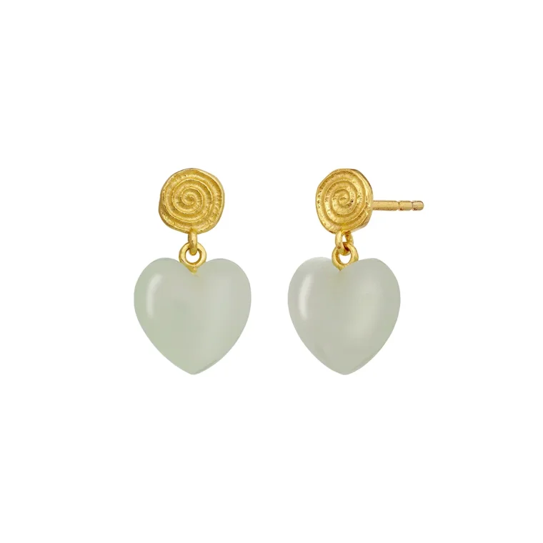 Maanesten - Penny Petite Moss Green Earring