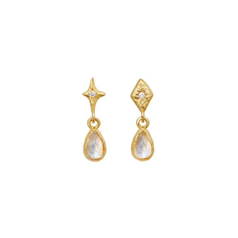 Maanesten - Poco Earrings - Forgyldt