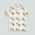 LAKOR - Puch Color Short Sleeve Shirt - Star White