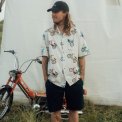 LAKOR - Puch Color Short Sleeve Shirt - Star White