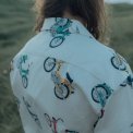 LAKOR - Puch Color Short Sleeve Shirt - Star White
