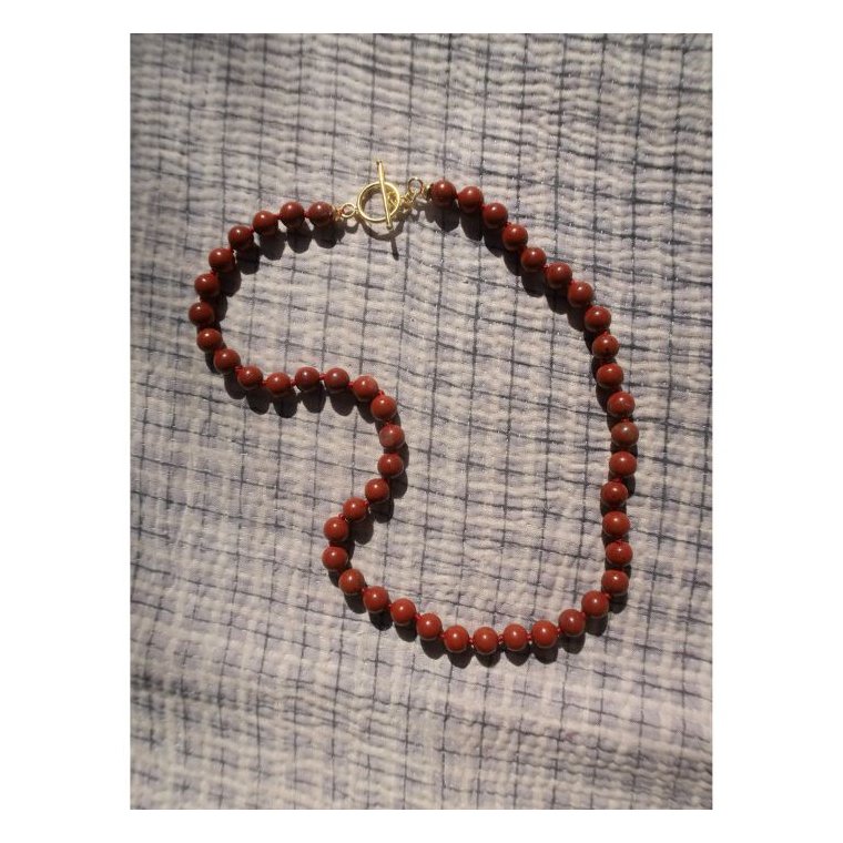 Craft Sisters - Aunties Halskde - Red Jasper