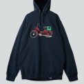 LAKOR - Red Maxi Hoodie - Blueberry