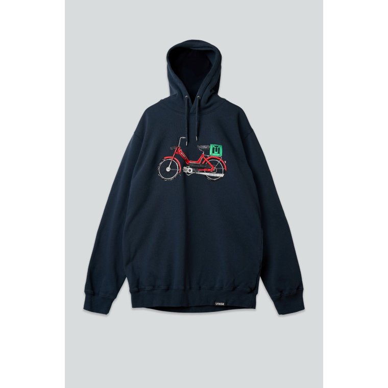 LAKOR - Red Maxi Hoodie - Blueberry
