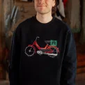 LAKOR - Red Maxi Crewneck - Moonless Night