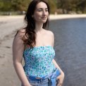 All By Voss - Rita Badedragt, Tube Swim - Botanical Pansy