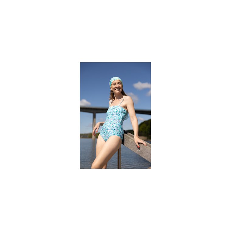 All By Voss - Rita Badedragt, Tube Swim - Botanical Pansy