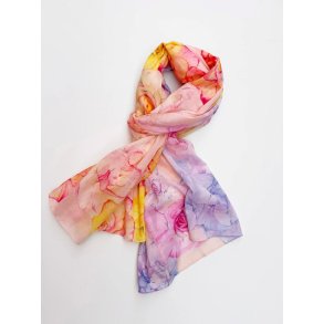 All By Voss - Long Cotton Scarf - Rose Field