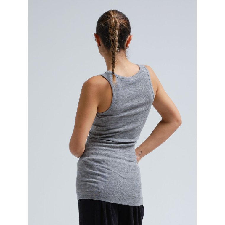 SEAMLESS BASIC - Woolen Isa- Grey Melange