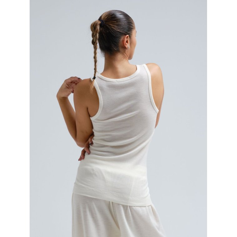 SEAMLESS BASIC - Woolen Isa - Off-White