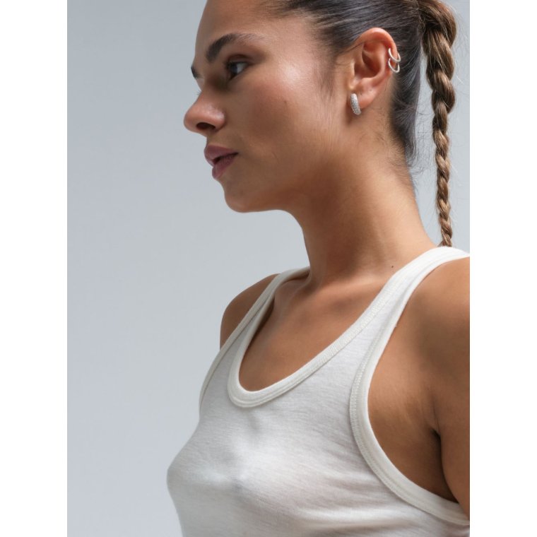 SEAMLESS BASIC - Woolen Isa - Off-White